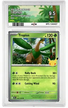 2026 POKEMON 30C EN 30th Celebration-HOLO #005 TROPIUS MPE 9.5 MINT+ — graded card up for auction