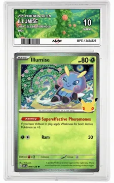 2026 POKEMON 30C EN 30th Celebration-HOLO #004 ILLUMISE MPE 10 GEM/MT — graded card up for auction
