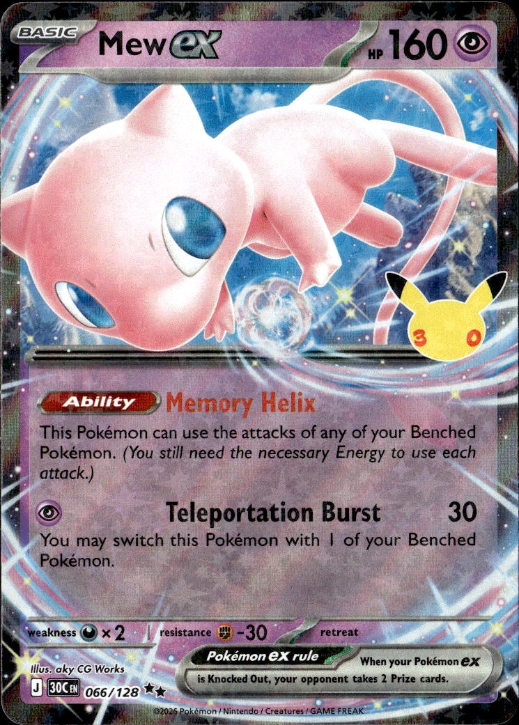 Mew Ex graded slab