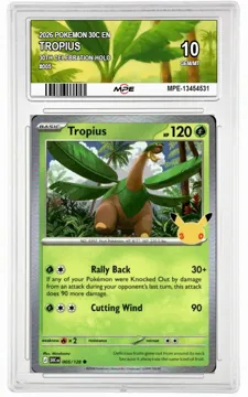 2026 POKEMON 30C EN 30th Celebration-HOLO #005 TROPIUS MPE 10 GEM/MT — graded card up for auction