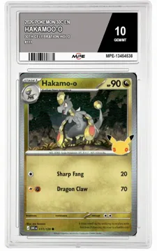 2026 POKEMON 30C EN 30th Celebration-HOLO #111 HAKAMOO-O MPE 10 GEM/MT — graded card up for auction