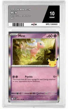 2026 POKEMON 30C EN 30th Celebration-HOLO #065 MEW MPE 10 GEM/MT — graded card up for auction