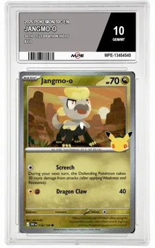 2026 POKEMON 30C EN 30th Celebration-HOLO #110 JANGMO-O MPE 10 GEM/MT — graded card up for auction