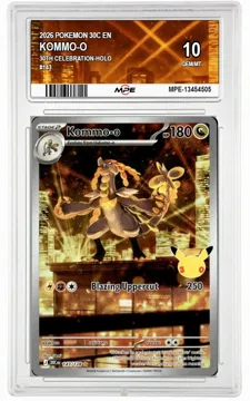 2026 POKEMON 30C EN 30th Celebration-HOLO #143 KOMMO-O MPE 10 GEM/MT — graded card up for auction