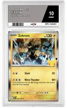 2026 POKEMON 30C EN 30th Celebration-HOLO #056 ZEKROM MPE 10 GEM/MT — graded card up for auction