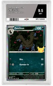 2026 POKEMON 30C EN 30th Celebration-HOLO #98 ZWEILOUS MPE 9.5 MINT+ — graded card up for auction
