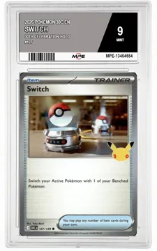 2026 POKEMON 30C EN 30th Celebration-HOLO #127 SWITCH MPE 9 MINT — graded card up for auction