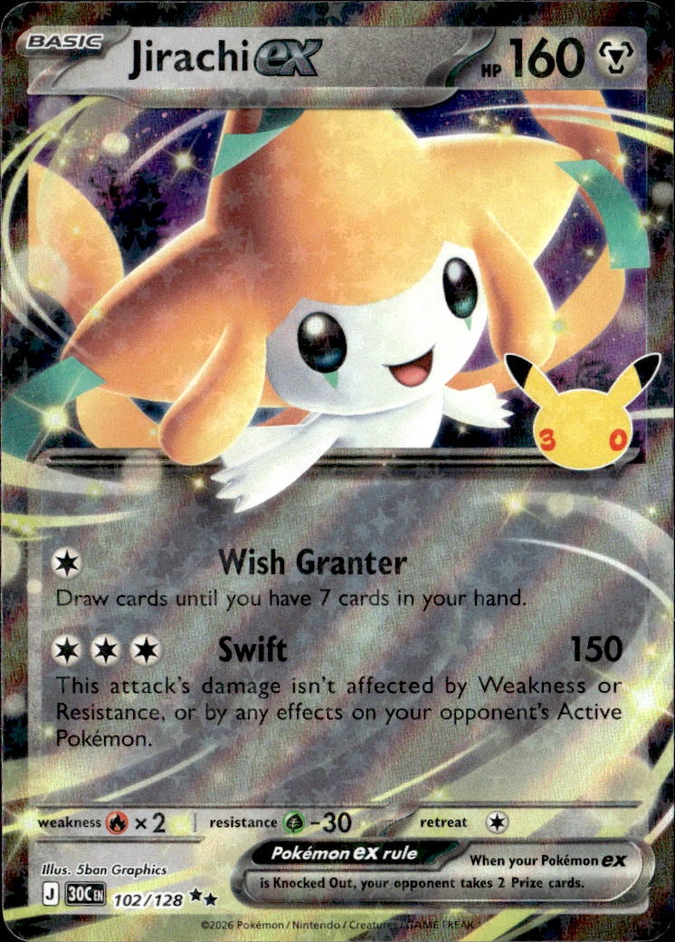 Jirachi Ex graded slab