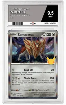 2026 POKEMON 30C EN 30th Celebration-HOLO #107 ZAMAZENTA MPE 9.5 MINT+ — graded card up for auction