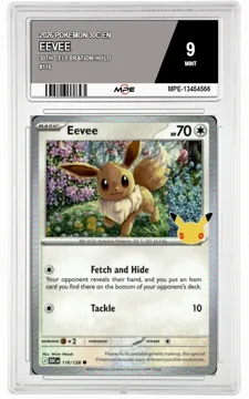 2026 POKEMON 30C EN 30th Celebration-HOLO #116 EEVEE MPE 9 MINT — graded card up for auction