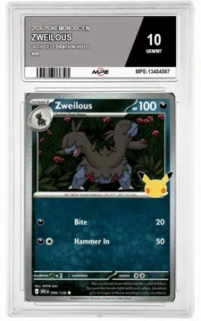 2026 POKEMON 30C EN 30th Celebration-HOLO #98 ZWEILOUS MPE 10 GEM/MT — graded card up for auction