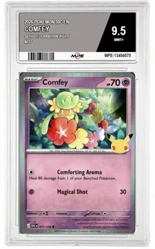 2026 POKEMON 30C EN 30th Celebration-HOLO #077 COMFEY MPE 9.5 MINT+ — graded card up for auction