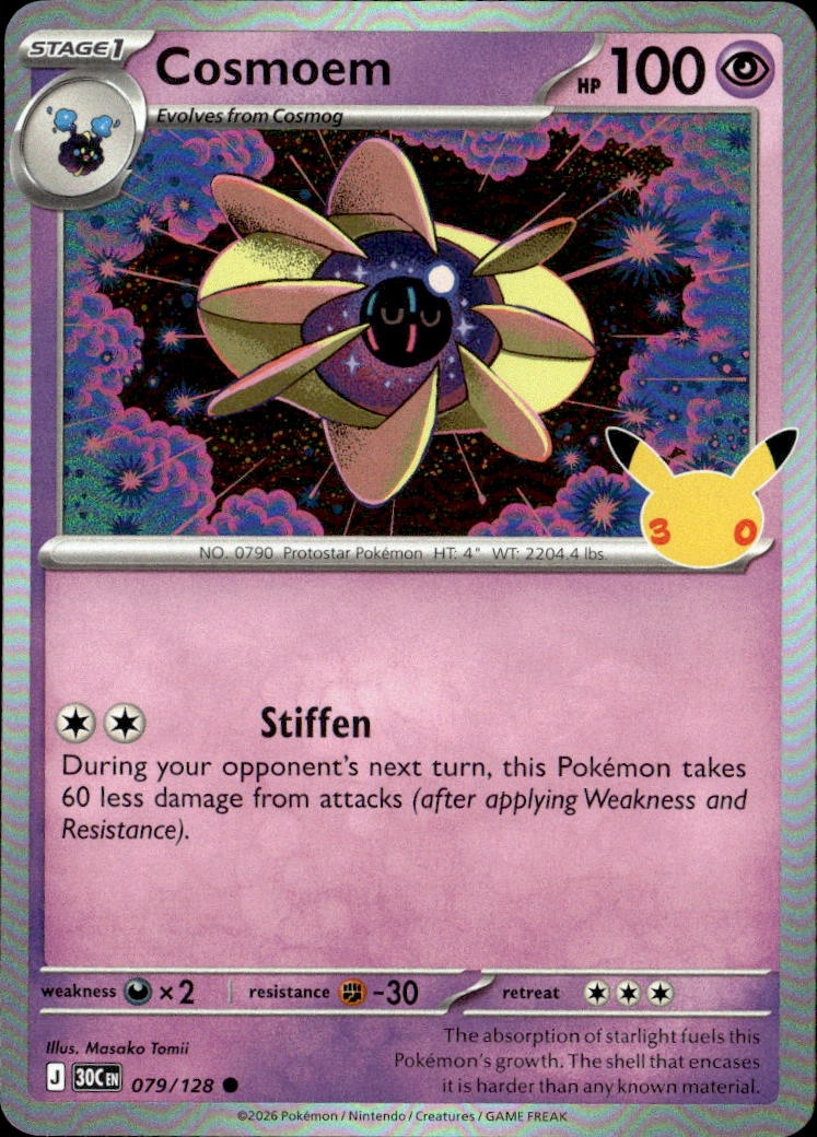 2026 Pokemon 30C En Cosmoem graded slab