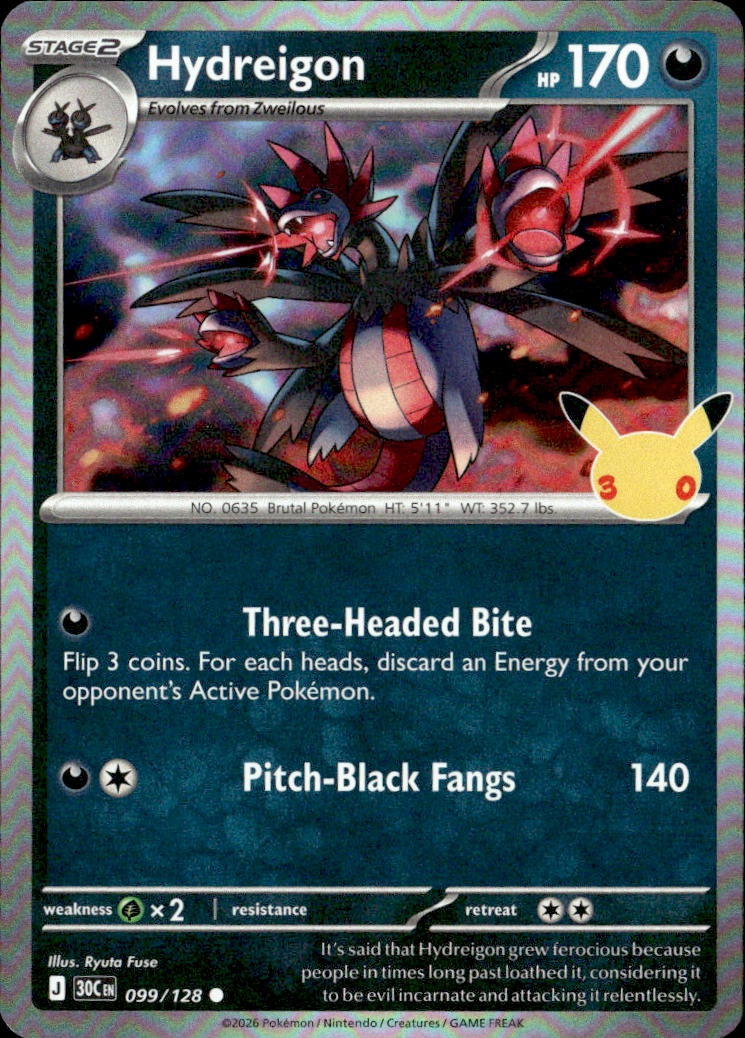 2026 Pokemon 30C En Hydreigon graded slab