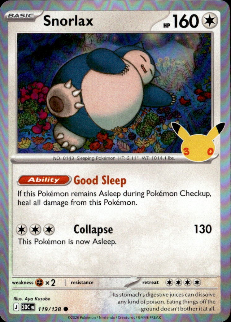 Snorlax graded slab