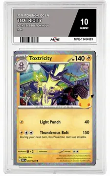 2026 POKEMON 30C EN 30th Celebration-HOLO #060 TOXTRICITY MPE 10 GEM/MT — graded card up for auction