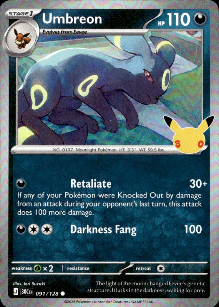 Umbreon graded slab