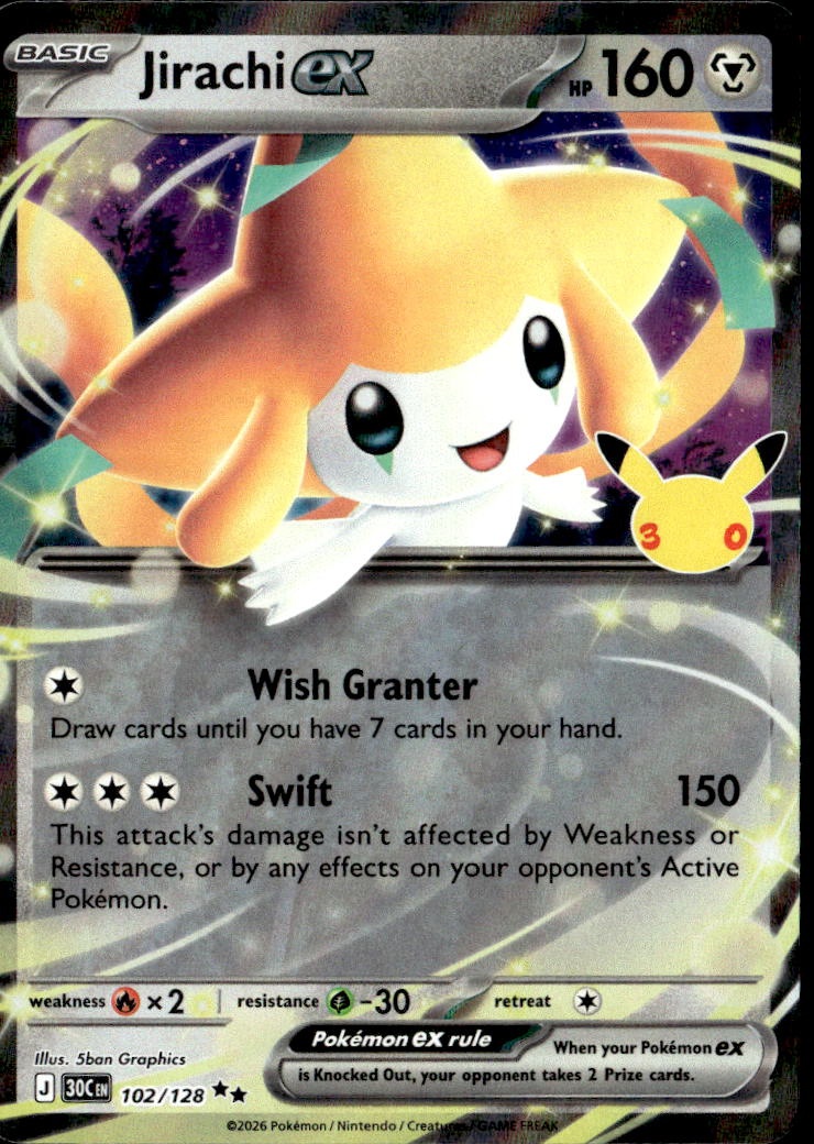 Jirachi Ex graded slab