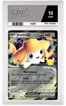 2026 POKEMON 30C EN 30th Celebration-HOLO #102 JIRACHI EX MPE 10 GEM/MT — graded card up for auction