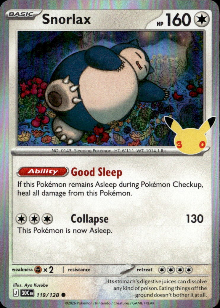 Snorlax graded slab