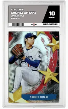 2025 TOPPS STARS OF MLB #SMLB-77 SHOHEI OHTANI MPE 10 GEM/MT — graded card up for auction