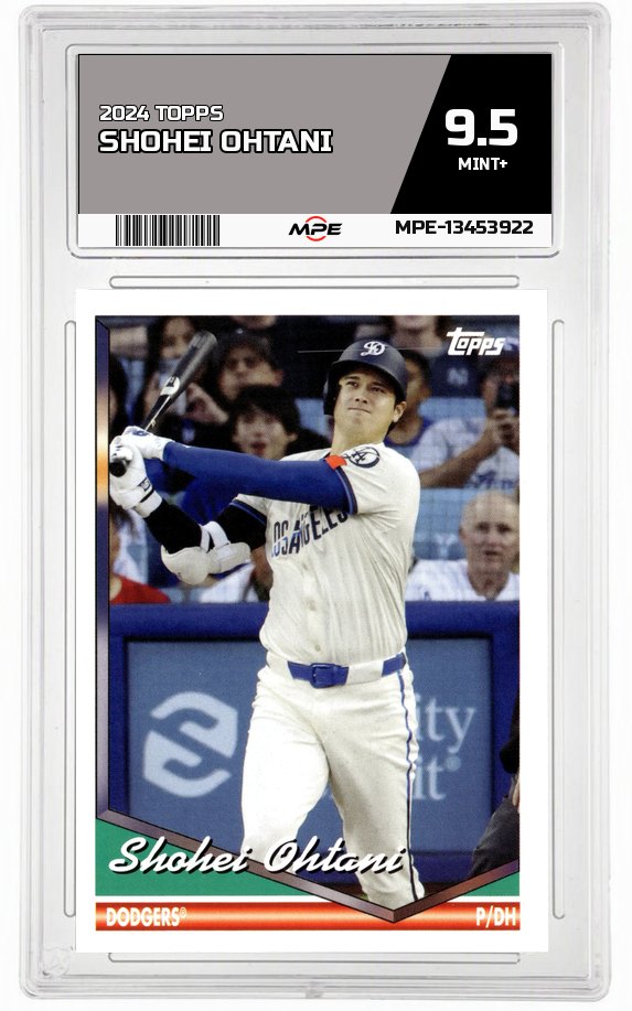 2024 TOPPS SHOHEI OHTANI MPE 9.5 MINT+ — graded card auctioned from the MPE vault