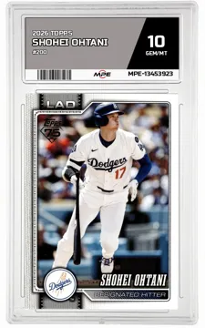 2026 TOPPS #200 SHOHEI OHTANI MPE 10 GEM/MT — graded card up for auction