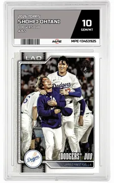 2026 TOPPS DODGERS DUO #265 SHOHEI OHTANI MPE 10 GEM/MT — graded card up for auction