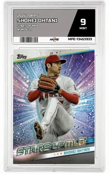 2024 TOPPS STARS OF MLB #SMLB-21 SHOHEI OHTANI MPE 9 MINT — graded card up for auction