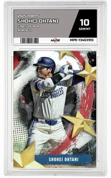 2025 TOPPS STARS OF MLB #SMLB-10 SHOHEI OHTANI MPE 10 GEM/MT — graded card up for auction