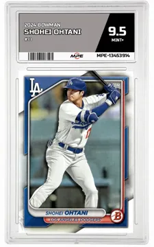 2024 BOWMAN #33 SHOHEI OHTANI MPE 9.5 MINT+ — graded card up for auction