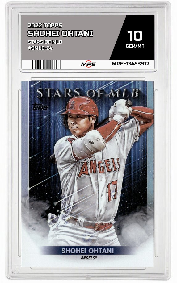 2022 TOPPS STARS OF MLB #SMLB-24 SHOHEI OHTANI MPE 10 GEM/MT — graded card auctioned from the MPE vault