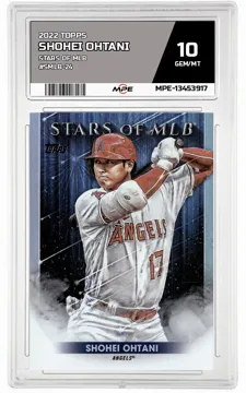 2022 TOPPS STARS OF MLB #SMLB-24 SHOHEI OHTANI MPE 10 GEM/MT — graded card up for auction