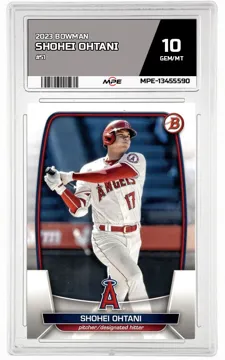 2023 BOWMAN #51 SHOHEI OHTANI MPE 10 GEM/MT — graded card up for auction