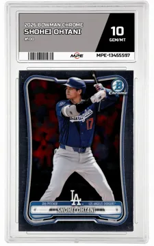 2026 BOWMAN CHROME #100 SHOHEI OHTANI MPE 10 GEM/MT — graded card up for auction