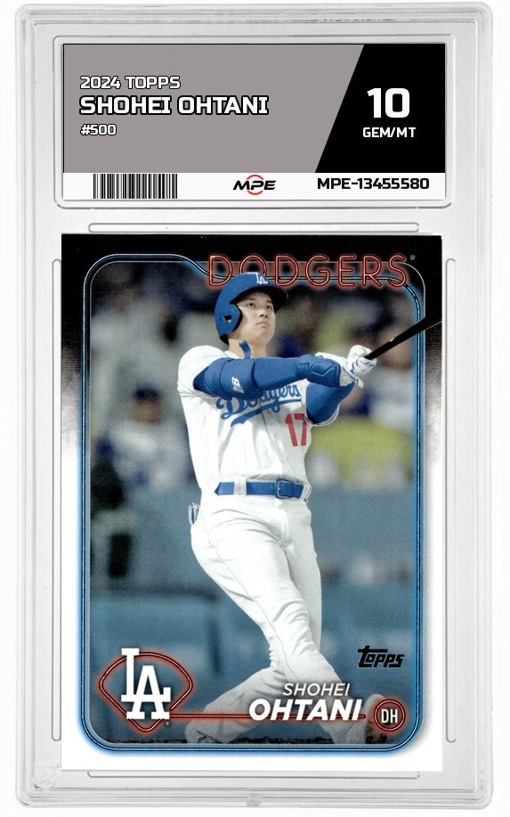 2024 TOPPS #500 SHOHEI OHTANI MPE 10 GEM/MT — graded card auctioned from the MPE vault