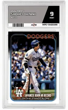 2024 TOPPS #US123 SHOHEI OHTANI MPE 9 MINT — graded card up for auction
