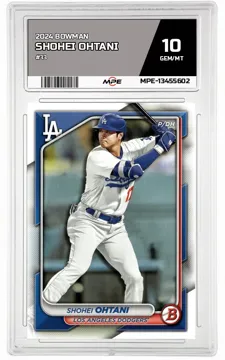 2024 BOWMAN #33 SHOHEI OHTANI MPE 10 GEM/MT — graded card up for auction