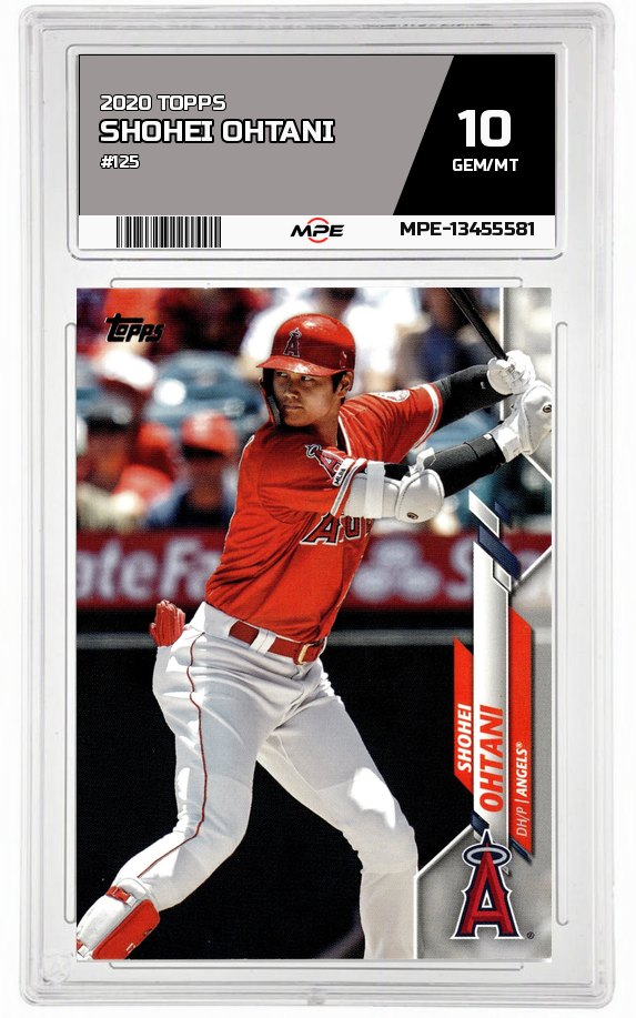 2020 TOPPS #125 SHOHEI OHTANI MPE 10 GEM/MT — graded card auctioned from the MPE vault