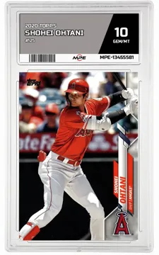 2020 TOPPS #125 SHOHEI OHTANI MPE 10 GEM/MT — graded card up for auction