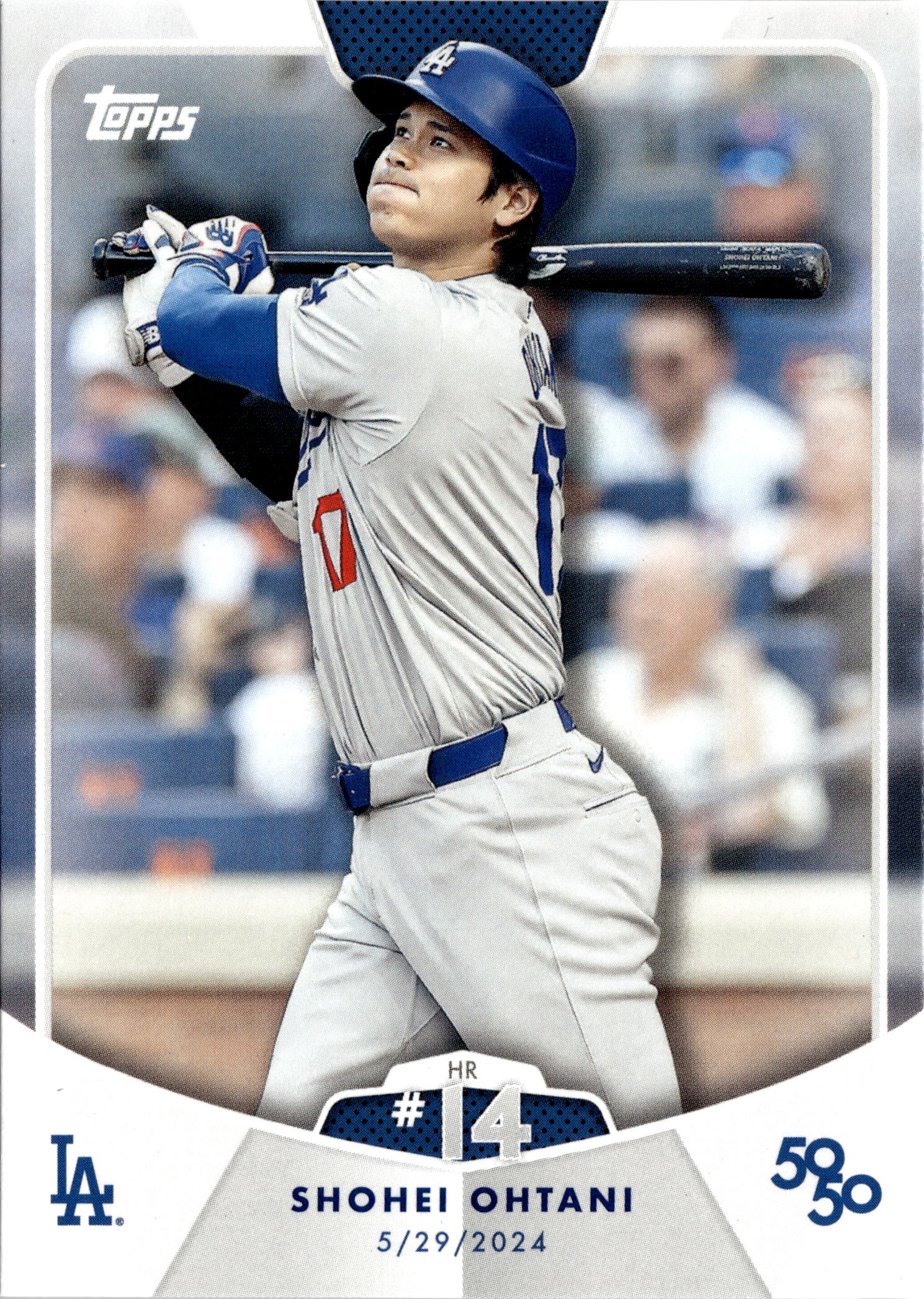 2024 Topps 50 50 Shohei Ohtani graded slab