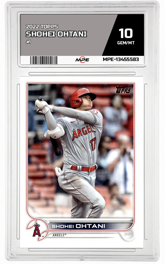 2022 TOPPS #1 SHOHEI OHTANI MPE 10 GEM/MT — graded card auctioned from the MPE vault