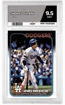2024 TOPPS UPDATE #US123 SHOHEI OHTANI MPE 9.5 MINT+ — graded card up for auction