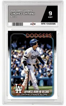 2024 TOPPS UPDATE #US123 SHOHEI OHTANI MPE 9 MINT — graded card up for auction