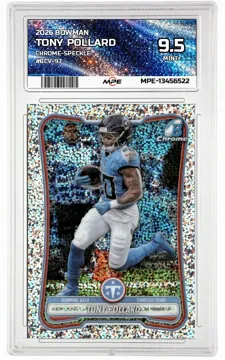 2026 BOWMAN CHROME-SPECKLE #BCV-97 TONY POLLARD MPE 9.5 MINT+ — graded card up for auction