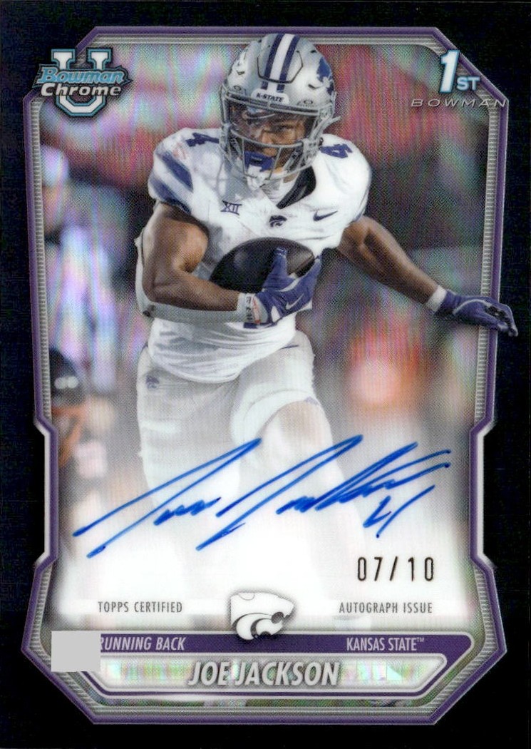 2026 Bowman Joe Jackson graded slab