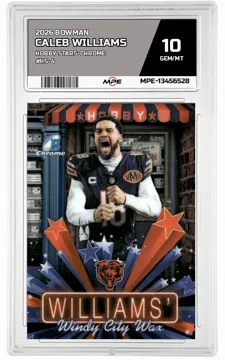 2026 BOWMAN HOBBY STARS-CHROME #HS-4 CALEB WILLIAMS MPE 10 GEM/MT — graded card up for auction