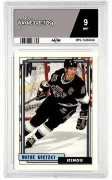1992 TOPPS #1 WAYNE GRETZKY MPE 9 MINT — graded card up for auction