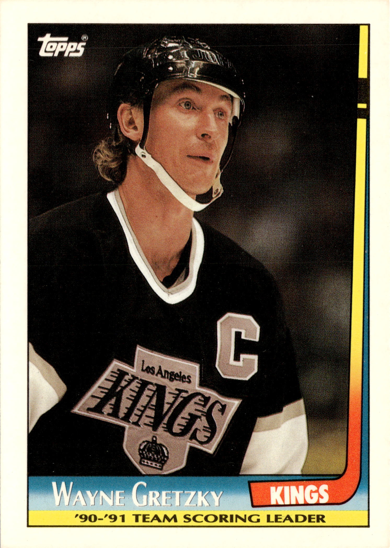 1991 Topps Wayne Gretzky graded slab