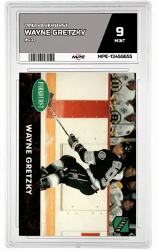 1992 PARKHURST #433 WAYNE GRETZKY MPE 9 MINT — graded card up for auction